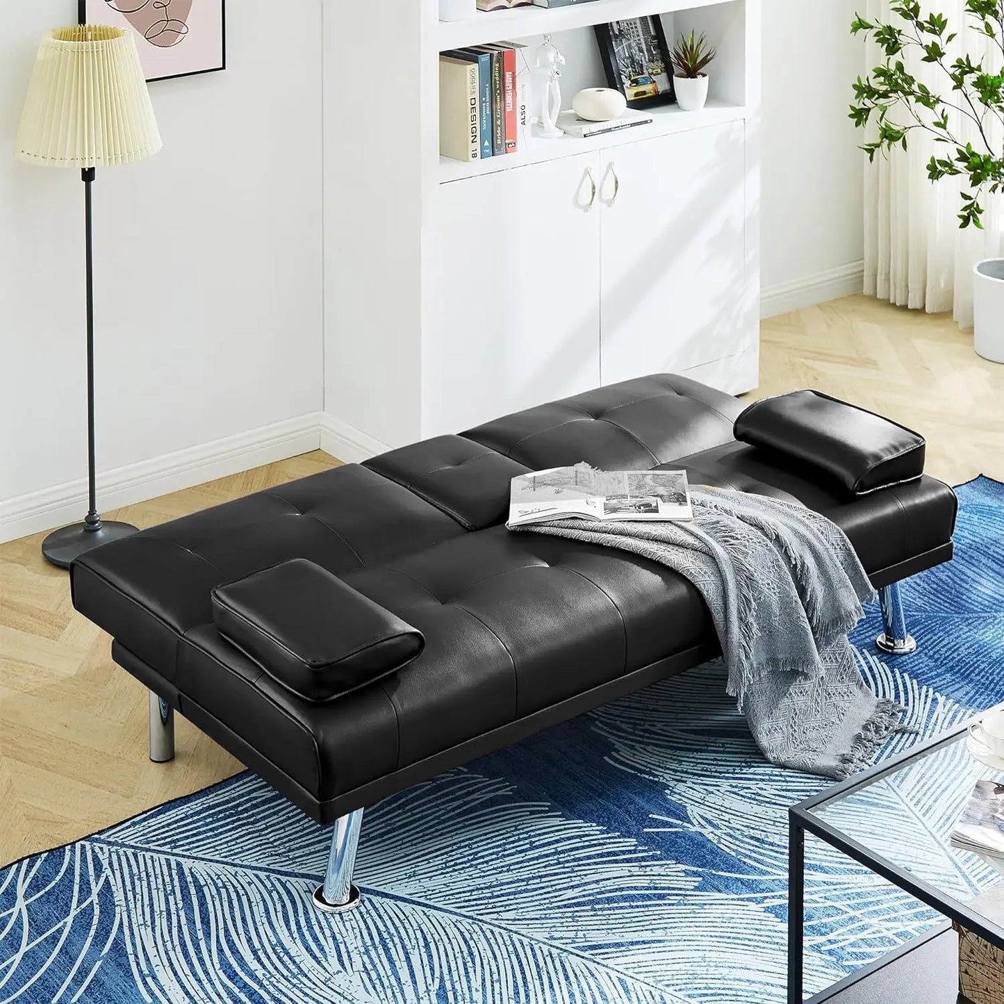 The Black Loveseat Sofa